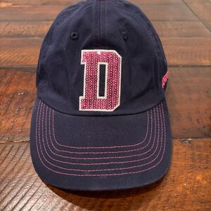 Dallas Cowboys NFL Navy Pink Sequin D Women Baseball Cap Hat